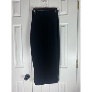 Cache Womens Black Maxi Skirt Size Petite